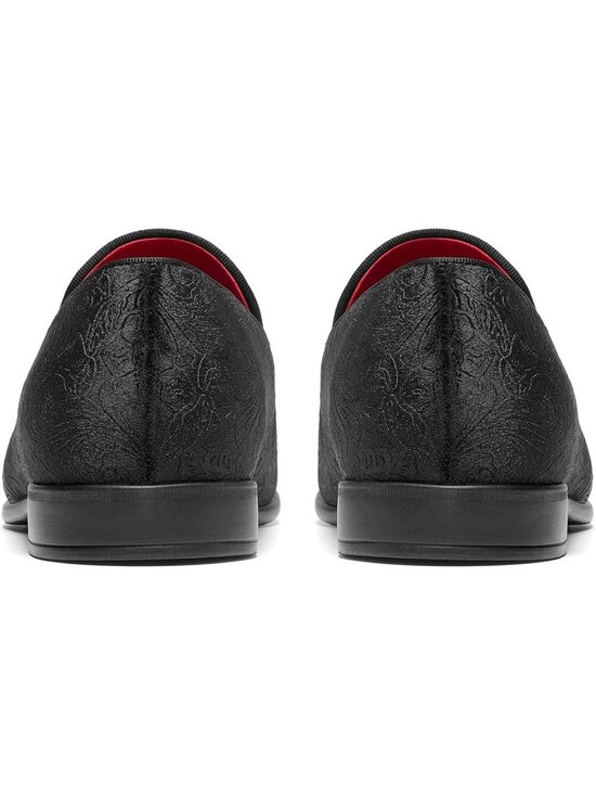 Bruno Marc Men\'s Black Velvet Loafers Slip On Tuxedo Comfortable Party Shoes